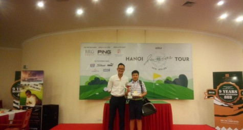 Nguyễn Đặng Minh vô địch Vòng 4 Hanoi Junior Golf Tour 2018