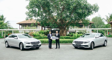 Mercedes-Benz bàn giao bộ đôi E 200 cho khu phức hợp nghỉ dưỡng quốc tế Laguna Lăng Cô