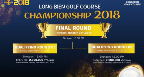 Chuẩn bị khởi tranh vòng loại giải 'Long Bien Golf Course Championship 2018'