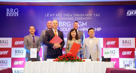 Lễ ký kết thỏa thuận hợp tác giữa Tập đoàn BRG và Tạp chí golf Việt Nam