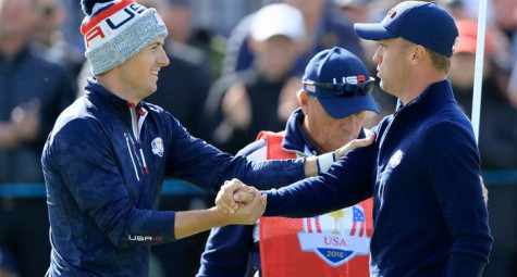 Ryder Cup 2018: Thomas/Spieth giữ hy vọng về chức vô địch cho tuyển Mỹ