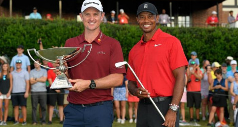 Ghi birdie quyết định hố 18, Justin Rose “đánh bại” Tiger Woods để giành danh hiệu FedEx Cup