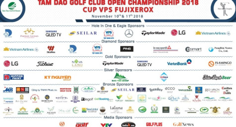 “Tam Dao Golf Club Open Championship 2018 – Cup VPS Fujixerox” chuẩn bị khởi tranh