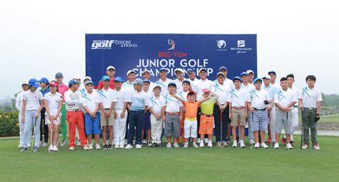 Một ngày vui cho các golf thủ trẻ trên sân BRG King Course