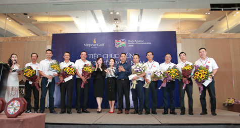 Vinpearl Golf chào mừng tuyển golf Việt Nam vô địch WAGC 2018