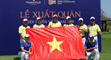 Tuyển golf Việt Nam sẵn sàng lên đường bảo vệ chức vô địch WAGC
