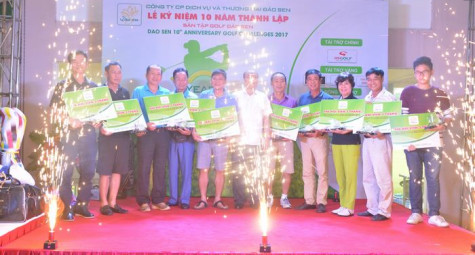 Sân tập golf Đảo Sen tri ân khách hàng qua giải "Dao Sen 11th Anniversary Golf Challenges 2018""