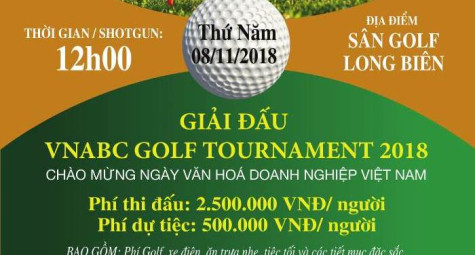 Chuẩn bị khởi tranh giải “VNABC Golf Tournament 2018”