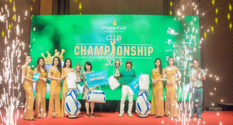 Trần Văn Ảnh và Phan Thị Thu Hà vô địch giải Vinpearl Golf Nha Trang Club Championship 2018