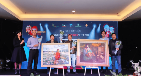 Gần 3 tỷ đồng được quyên góp ở Giải golf từ thiện Swing for the children’s Tet 2019