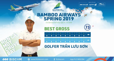 Golfer Trần Lưu Sơn vô địch giải  Bamboo Airways Spring 2019
