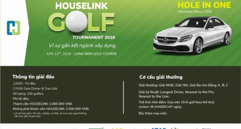 Giải Golf HOUSELINK 2019 – Gắn kết ngành xây dựng