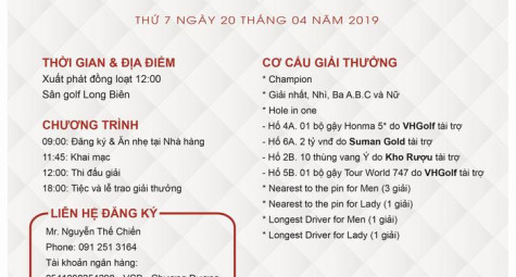 V_Golf Academy Championship 2019 chuẩn bị khởi tranh