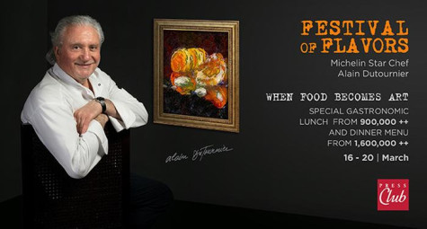 Press Club celebrates 40 years of culinary innovation of Michelin starred chef Alain Dutournier