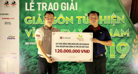 Giải Gôn Từ thiện Thường niên ‘Vì trẻ em Việt Nam’ – Swing For The Kids 2019 của Báo Đầu tư chính thức khởi tranh năm thứ 13 liên tiếp