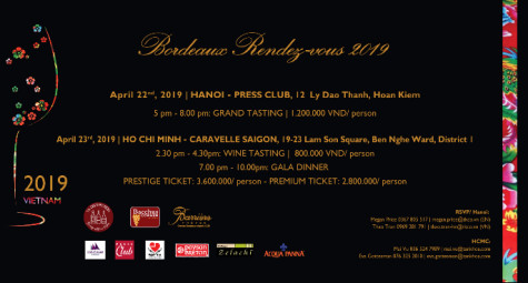 Bordeaux Rendez-Vous 2019 in Viet Nam