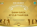 Lộ diện 47 clb tranh tài tại giải vô địch các clb golf hà nội lần 3