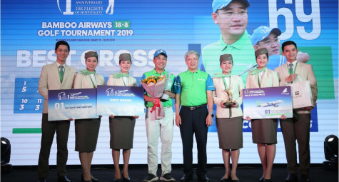 Đánh 69 gậy, golfer Lê Công Dũng trở thành nhà vô địch Bamboo Airways 18/8 Golf Tournament 2019