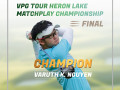 Varuth Nguyễn (am) vô địch VPG Tour Heron Lake Matchplay Championship 2019