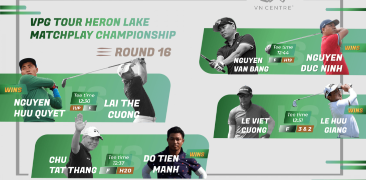 4 tay golf nghiệp dư lọt vào tứ kết giải VPG Tour Heron Lake Matchplay Championship 2019
