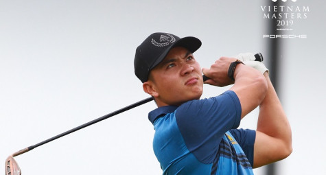 Trần Lê Duy Nhất thiết lập khoảng cách 8 gậy dẫn sau 36 hố giải FLC Vietnam Masters 2019 presented by Porsche