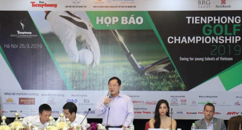 Báo Tiền Phong tổ chức giải golf "Vì tài năng trẻ Việt Nam"