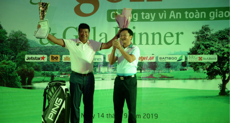 Golfer Phạm Minh Phúc giành Best Gross giải Golf từ thiện gây quỹ Chung tay vì An toàn giao thông 2019