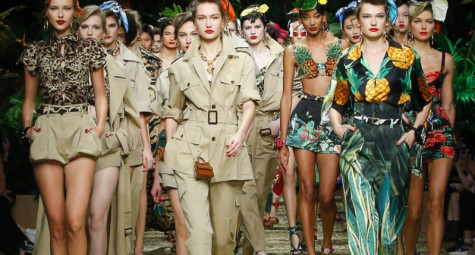 Dolce & Gabbana mang cả khu rừng sang trọng vào BST Xuân Hè 2020
