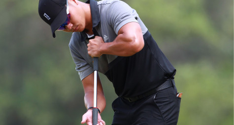 Đổi putter cán dài, Trần Lê Duy Nhất vươn lên dẫn đầu sau vòng 3 Lexus Challenge 2019