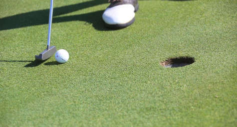 Vị trí bóng tối ưu khi dùng putter