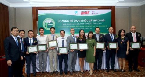 Lễ Công bố danh hiệu và Trao giải Cuộc bình chọn "Sân golf Tốt nhất Việt Nam 2019″