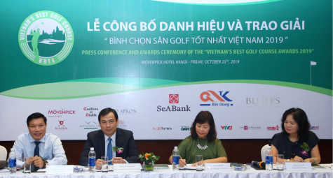 Kênh truyền hình Thể thao Golf HD đưa tin về Lễ Công bố danh hiệu và Trao giải Cuộc "Bình chọn Sân golf Tốt nhất Việt Nam 2019″