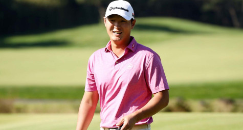 Justin Thomas chia sẻ ngôi đầu cùng Danny Lee sau vòng 3 CJ Cup 2019