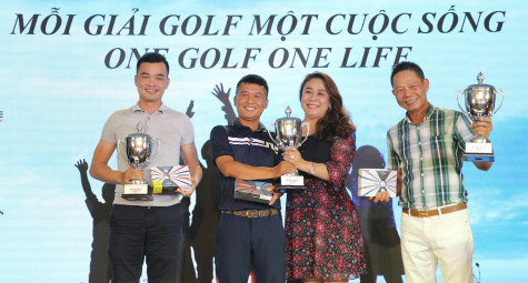 Hơn 100 triệu đồng được quyên góp sau giải golf do Transview Golf VietNam tổ chức