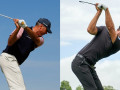 Upright backswing và flat backswing