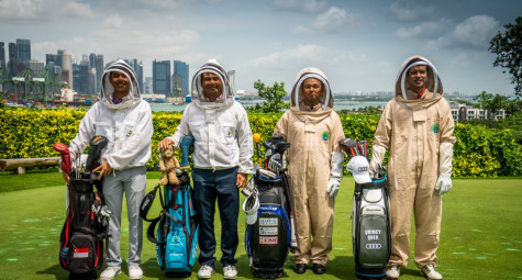 Asian Tour players buzzing at Sentosa Golf Club for the start of SMBC Singapore Open