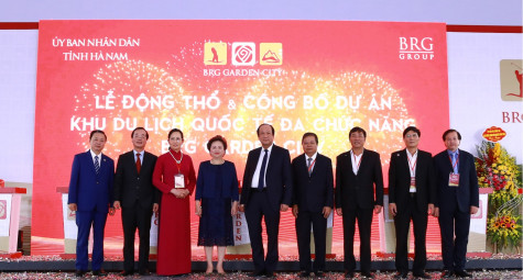 Tập đoàn BRG động thổ và công bố dự án Khu du lịch Quốc tế Đa chức năng BRG Garden City