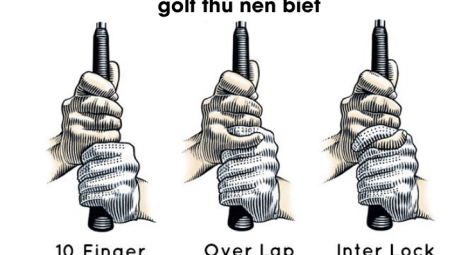 Cầm gậy golf chuẩn