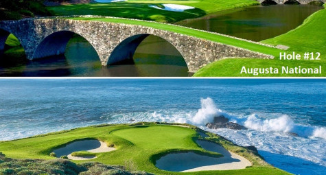 Hole#12 Augusta vs hole#7 Pebble Beach, hố nào tuyệt hơn? 