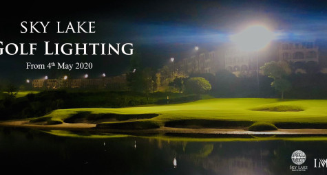 Sân golf Sky Lake chính thức áp dụng hệ thống đánh đèn