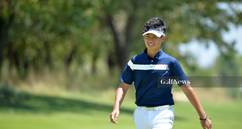 Ghi 5 birdie, Đặng Quang Anh - golfer sinh năm 2005 dẫn đầu vòng 1 VAO 2020