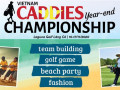 Tham dự ngày hội bãi biển tại giải Vietnam Caddies Year-End Championship 2020