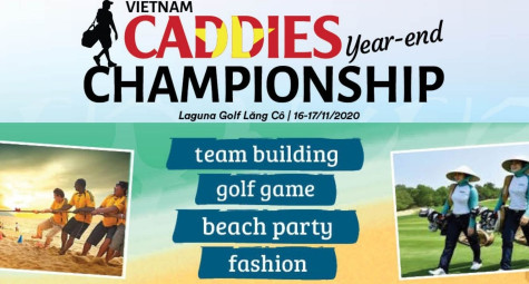 Tham dự ngày hội bãi biển tại giải Vietnam Caddies Year-End Championship 2020