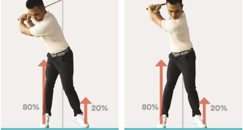 Cảm nhận góc downswing shallow