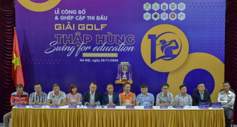 “Giải golf Thập Hùng 2020 – Swing for Education” gây quỹ hỗ trợ học sinh khó khăn tại vùng bị lũ lụt ở Quảng Trị