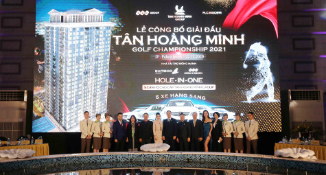 5 căn hộ cao cấp, 5 xe sang là phần thưởng HIO tại giải Tân Hoàng Minh Golf Championship 2021