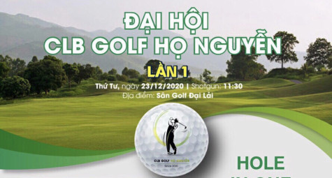 Giải golf ra mắt CLB Golf Họ Nguyễn