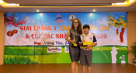 Trần Thế Bảo được trao tặng danh hiệu BVGA Junior Golfer of the Year