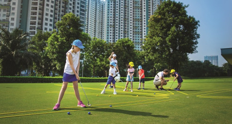 Học golf thiếu nhi chuẩn Mỹ tại Học viện EPGA