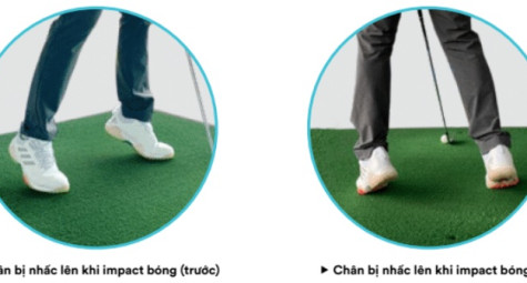 Giữ cân bằng trọng lượng chân để kiểm soát bóng tốt hơn